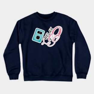 Relax Illustration Crewneck Sweatshirt